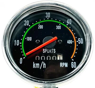 Fahrrad Tacho Mechanisch Tachometer Analog Kilometerzähler Hardware Speed Meter - Bild 1 von 4