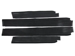 Schwarze Einstiegs Beläge Schwellerbeläge Gummimatten für Mercedes W110-W111 - Bild 1 von 2