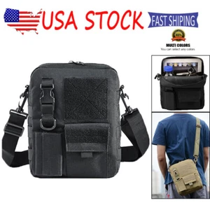 Men's Cross-Body Bag Anti-theft Shoulder Bag Waterproof Sling Pack for Outdoor - Picture 1 of 31