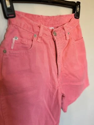 Pantalones Cortos Bongo Vintage Mujer Talla 1 Rosa Denim Alto Barbiecore Años 90 Y2K De Colección  Foto 1 de 4