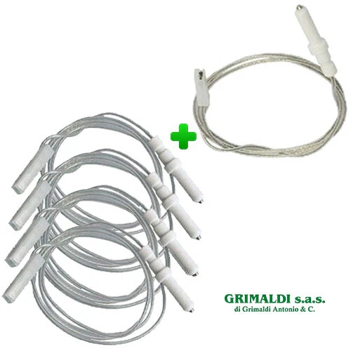 KIT 4 CANDELETTE ACCENSIONE H30 + CANDELA ACCENSIONE TRIPLA CORONA ARISTON  - Immagine 1 di 1