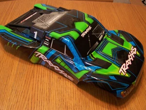 Fits Traxxas 1/10 Slash Ultimate Green Blue Body w/ Clipless Mounts 4wd VXL 2wd - Picture 1 of 7