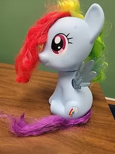 My Little Pony Rainbow Dash Cool Style Pony Hair Styling 10” Translucent Wings - Picture 1 of 7