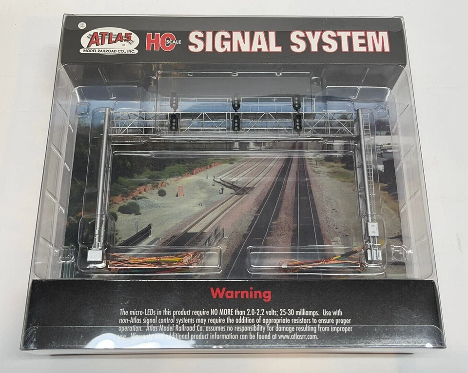Atlas 70000100 HO Scale Modern 3 Track Signal Bridge