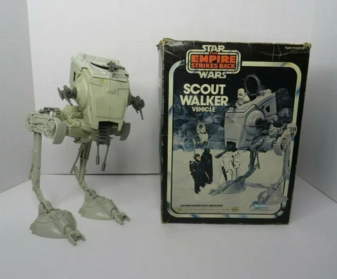 Scout Walker AT-ST STAR WARS Empire Strikes Back Complete with Box #2 Cover