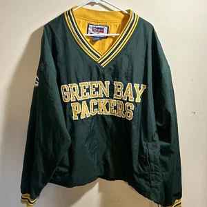 Vintage NFL Pro Line Champion Size XL Green Bay Packers Pullover Windbreaker - Picture 1 of 13
