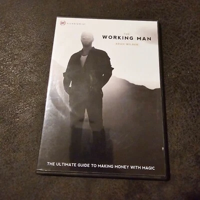The Working Man by Adam Wilber illusionist Magic 2 DVD Set Mentalism Magician - Image 1 of 4