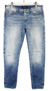 Scotch & Soda Catch 22 Herrenjeans W32/L34 Stone Washed Blau Zip Fly Distressed - Picture 1 of 12