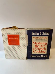 Mastering the Art of French Cooking by Julia Child & Beck Vol. 1, 2 1961 & 1970 - Bild 1 von 13