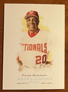 2006 Topps Allen Ginter FRANK ROBINSON #300 HOF Nationals
