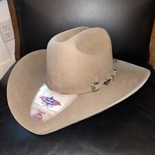 Houston Cowboy Hat Small 55cm 6 7/8 In Wool Felt New Youth Western