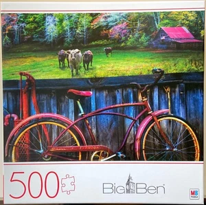 Country Rust 500-teiliges Farm & Vintage Fahrrad Puzzle von Big Ben/Cardinal - Bild 1 von 2