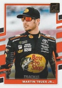 2018 Donruss Racing Nascar Gold Foil Parallel Martin Truex Jr 49 /499