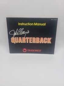 John Elway Quarterback Nintendo NES Booklet Manual Only NES-JQ-USA