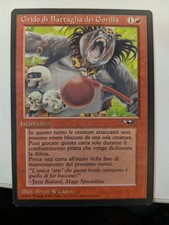 Italian - Gorilla War Cry MTG Grido Di battaglia dei Gorilla NM