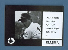1987 Cain ELMIRA Pioneers Black #14 LUIS Lou DORANTE