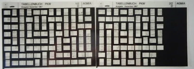 Microfich Tablas Mercedes Benz Coche 300D / Sc 300 Sl Roadster 170 S 12/57 - Imagen 1 de 2