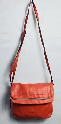 Bolso Bandolera Relic Imitación Lethear Naranja  Foto 1 de 4