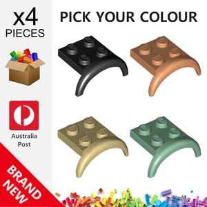 4x Genuine LEGO™ - Vehicle Mudguard 3 x 3 x 1 with Arch Round - 49097 New Parts - Picture 1 of 6