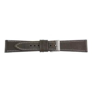 Uhrenarmband Klassisch Rindsleder Dunkelbraun von Pebro - 6 Stegbreiten - Bild 1 von 1