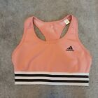 Adidas Climalite Women Salmon Pink Racerback Sport Bra Top Size S