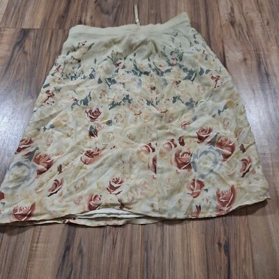 Falda vintage Petite Sophisticate 100% seda talla 2 Foto 1 de 4