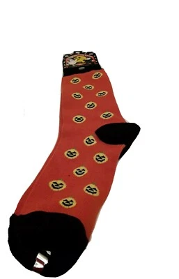 Calcetines Halloween Calabazas Talla 9-11 Mujer Naranja Calcetines con Calabazas Amarillas  Foto 1 de 4