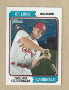2023 Topps Heritage NOLAN GORMAN #19 cromo paralelo #'d 687/999 Cardinals radiocontrol - Imagen 1 de 2
