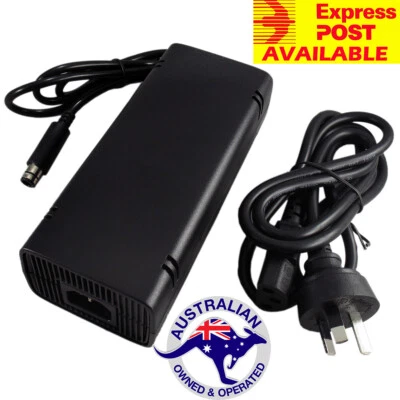 Replacement POWER SUPPLY + CABLE for Xbox 360E 360e console system AU plug - Image 1 of 4