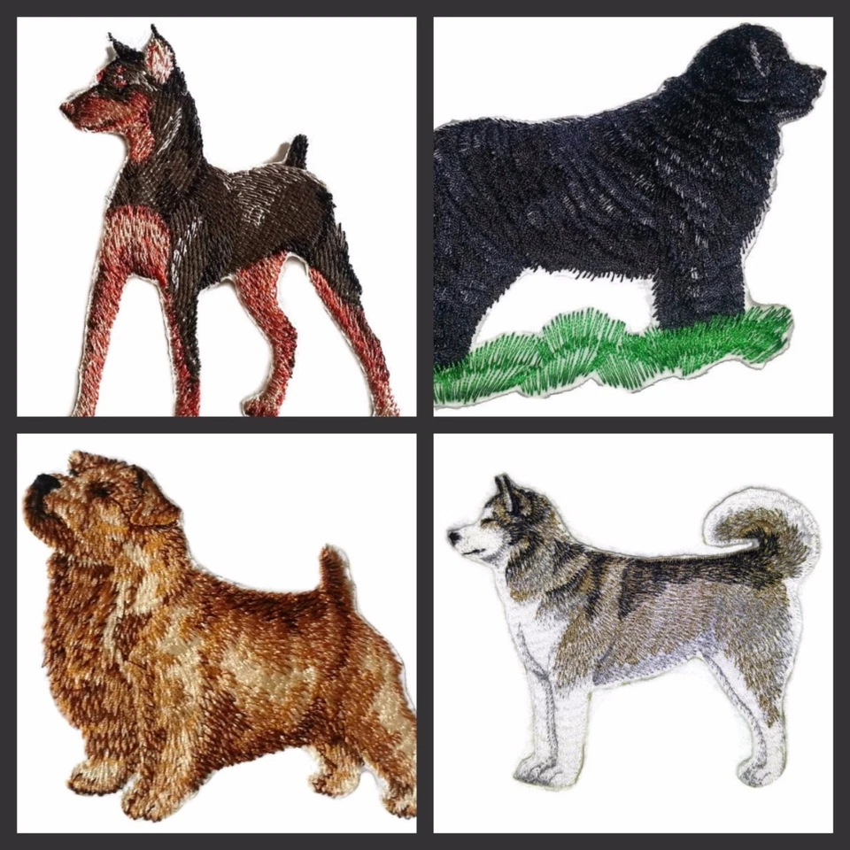 Красивые вышитые утюгом нашивки для собак на заказ (M-N) - Изображение 1 из 1