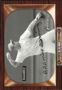 2004 Bowman Heritage Black and White Cubs Baseball Card #131 Aramis Ramirez