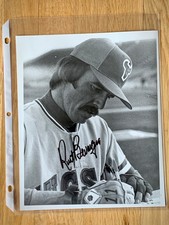 8x10 B&W autographed photo 1/1 of Kurt Bevacqua – Brewers Padres Tucson Toros