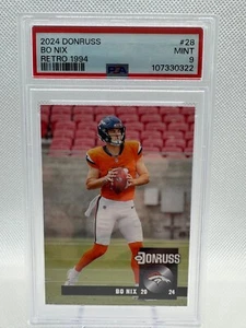 BO NIX 2024 DONRUSS - RETRO 1994 PSA 9 ROOKIE RC BRONCOS 🔥🔥 - Picture 1 of 2