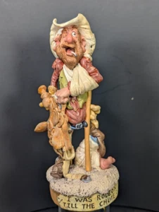 DUSTY CHAPS 7" Cow Pie Escultura Jack Graham Rodeo Cowboy Country Western 2001 - Imagen 1 de 8