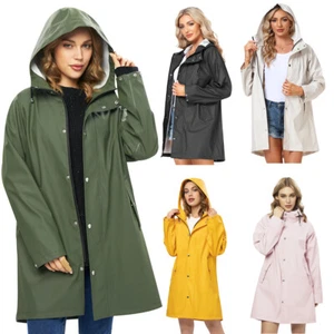 UNIQUEBELLA Rain Jacket Ponch Raincoat Waterproof Outdoor Windproof Summer - Picture 1 of 17