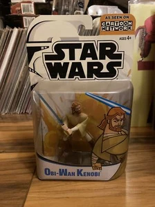 Figura de acción Star Wars Clone Wars Obi-Wan Kenobi Cartoon Network 2003 - Imagen 1 de 3