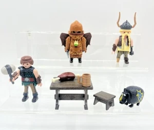 Playmobil How to Train Your Dragon - Snotlout Fishlegs & Gobber Lot With Extras - Picture 1 of 3