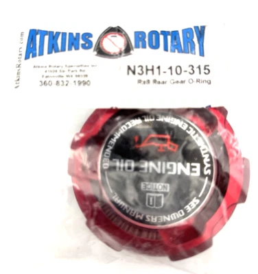 Mazda RX-8 2004 motor Billet CNC Gunmetal tapa de llenado de aceite 13B-MSP Royary JDM Foto 1 de 3