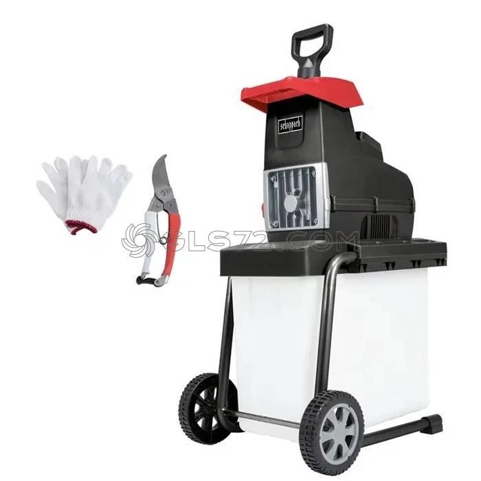 2,8kW ELEKTRO-LEISEHÄCKSLER 45MM SCHREDDER HÄCKSLER HOLZHÄCKSLER SCHEPPACH GS60 - Bild 1 von 4