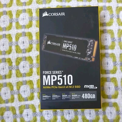 Corsair CSSD-F480GBMP510 480GB M.2 NVME - Black - Image 1 of 4
