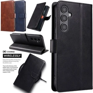 For Samsung Galaxy S24 FE 5G Wallet Magnetic Leather Phone Case Flip Slots Cover - Picture 1 of 30