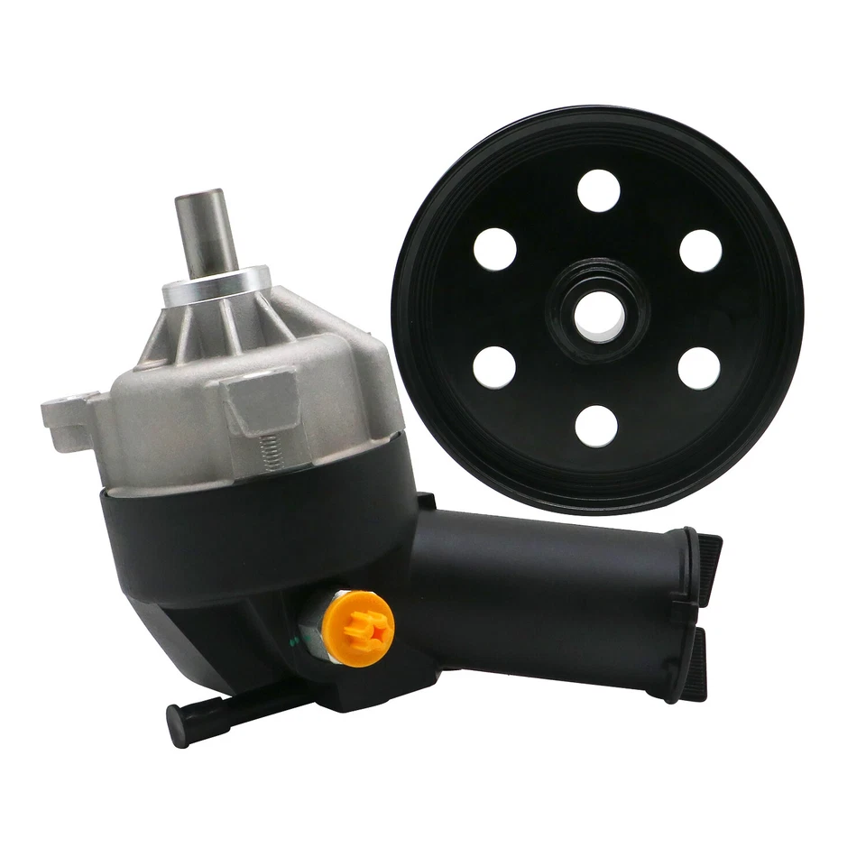 Power Steering Pump w/Pulley & Reservoir for Ford Bronco F-150 F-200 F-250 F-350 - Image 1 of 4