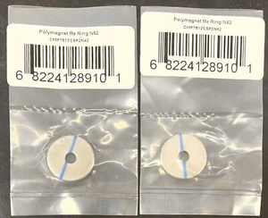 Lot of 2 Neodymium Rare Earth Disc Magnet N42 3/4" x 1/8" Countersink 13/96"Hole - Picture 1 of 2