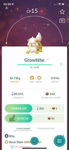 Shiny Hisuian Growlithe Lv1! Angemeldet oder Abgemeldet! 30 Tage Freundschaft! - Bild 1 von 1