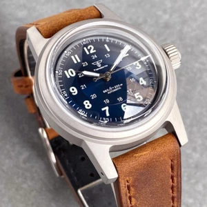 Reloj Hombre Tandorio 36mm Militar Automático NH35 Vintage Correa Cuero Corona Pequeña - Imagen 1 de 38