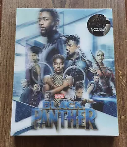 Black Panther Blufans Exclusive Steelbook Double Lenticular Brand New - Picture 1 of 5