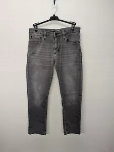 Mavi Jake Slim Leg Jeans Mens Size 33X32 (Fit 33x28) Smoke Gray Regular Rise - Picture 1 of 17