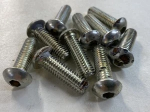 Whitworth Button Socket Screws BSW BZP Round Hex Allen Key Head Bolt Vintage NOS - Picture 1 of 24