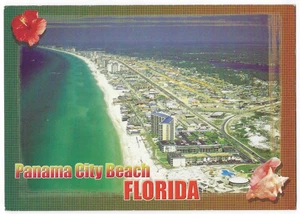 Panama City Beach FL Postcard Aerial View - Picture 1 of 2