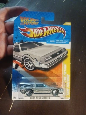 2010 Hot Wheels DeLorean Back To The Future Time Machine 18/50  Silver    #A6 - Image 1 of 4